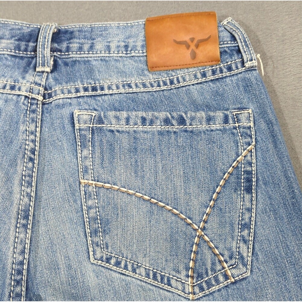 Wrangler Jeans Men's 32x34 Fits 32x32 Blue 20X Style 42 Vintage Boot Western